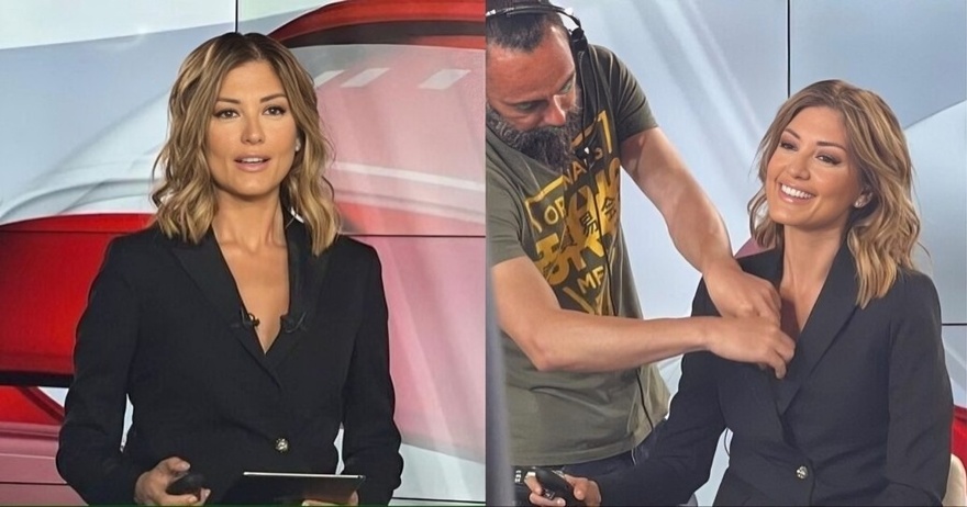 Μελαχρινή και όμορφη όπως η μαμά της: Η κόρη της Ράνιας Τζίμα στήθηκε μπροστά στη κάμερα λίγο πριν τις ειδήσεις