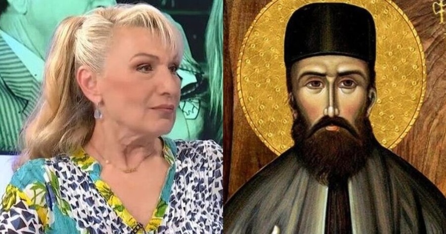 Σόφη Ζαννίνου: «Ο Άγιος Εφραίμ είναι πάρα πολύ φίλος μου και άμεσος. Πάω και του λέω τα προβλήματά μου και με βοηθάει»