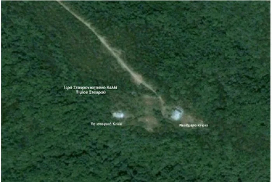 Το αγıασμένο κελί του Αγίου Παϊσίου στον Τίμιο Σταυρό