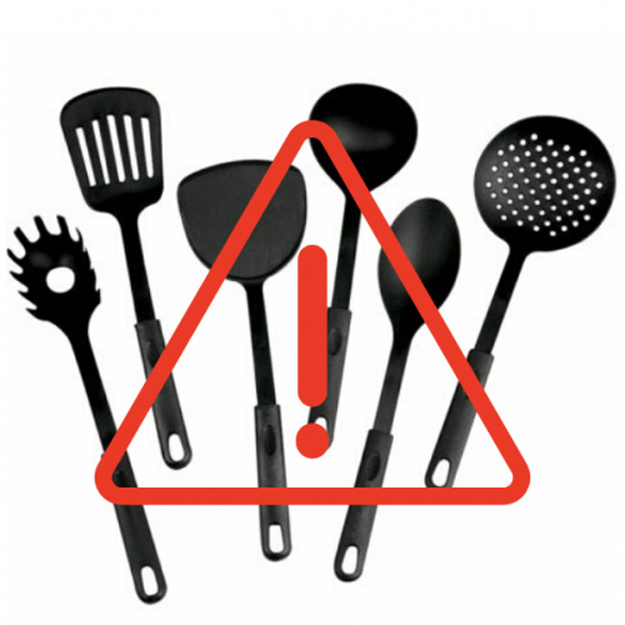 Why Your Black Plastic Cooking Utensils Might Be To.x.ic