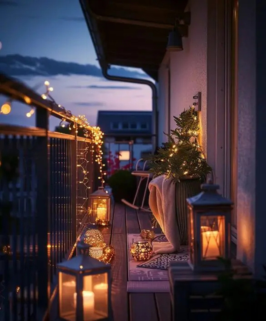 Πως να Μετατρέψεις το Μπαλκόνι σου σε έναν Μαγικό Γιορτινό Χώρο!