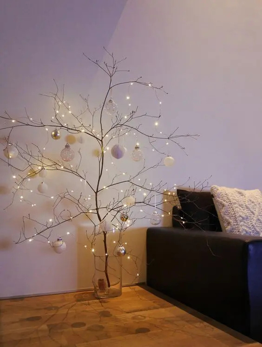 Δεν θες να στολίσεις δέντρο; Κανένα πρόβλημα: 60 εναλλακτικές ιδέες για να διακοσμήσεις το σπίτι σου