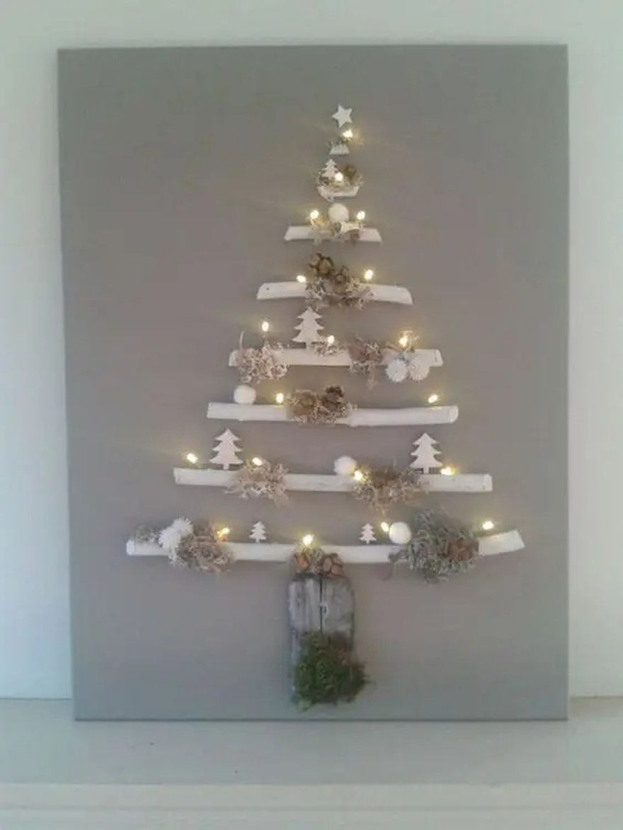 Δεν θες να στολίσεις δέντρο; Κανένα πρόβλημα: 60 εναλλακτικές ιδέες για να διακοσμήσεις το σπίτι σου