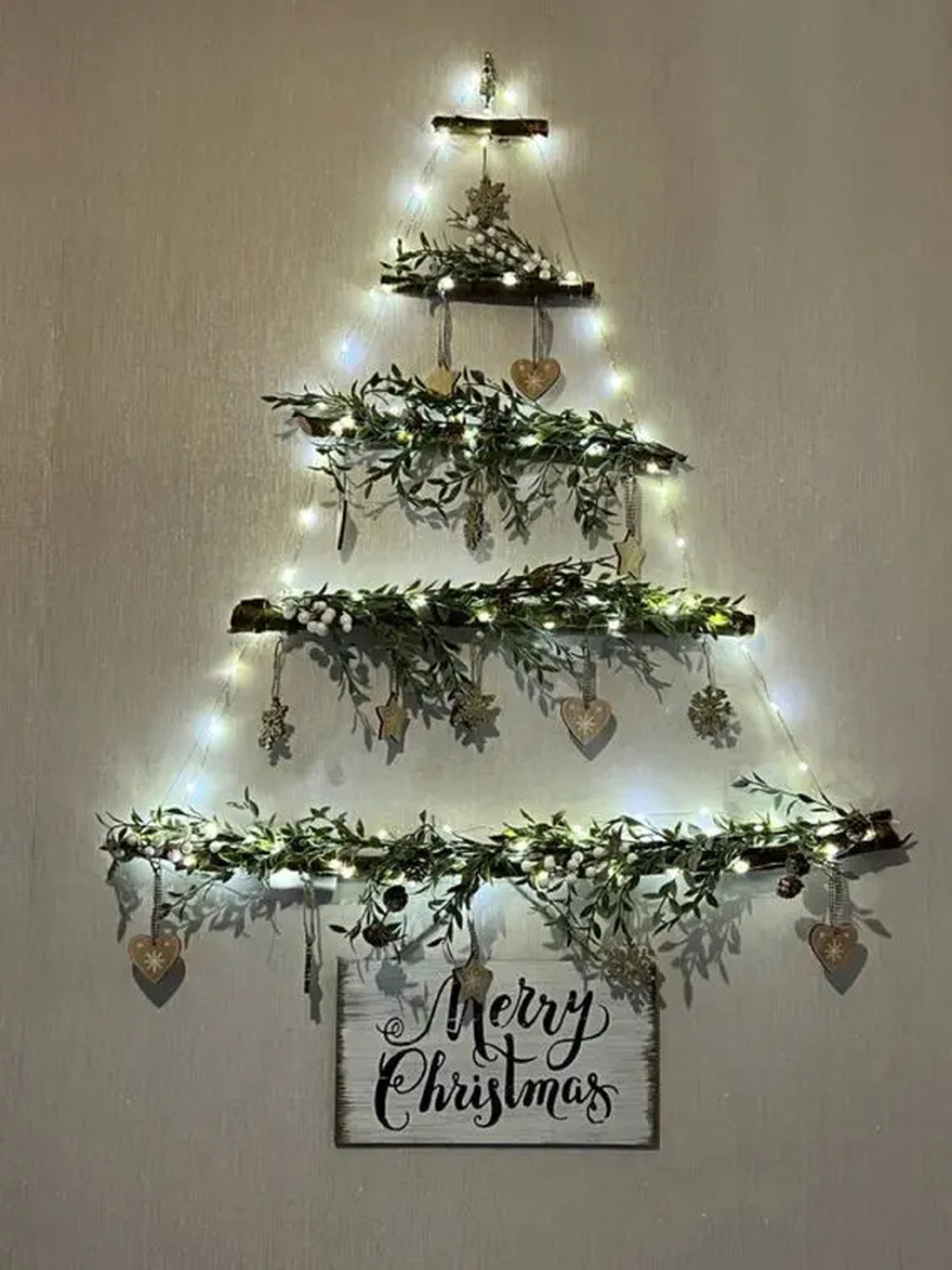 Δεν θες να στολίσεις δέντρο; Κανένα πρόβλημα: 60 εναλλακτικές ιδέες για να διακοσμήσεις το σπίτι σου