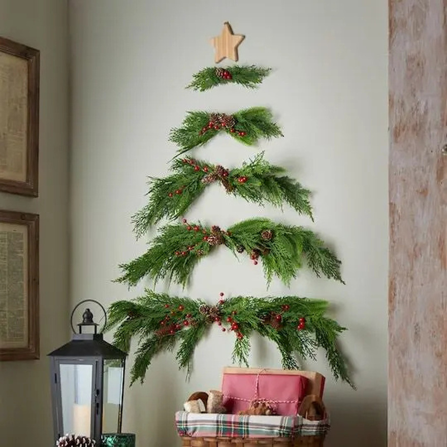 Δεν θες να στολίσεις δέντρο; Κανένα πρόβλημα: 60 εναλλακτικές ιδέες για να διακοσμήσεις το σπίτι σου