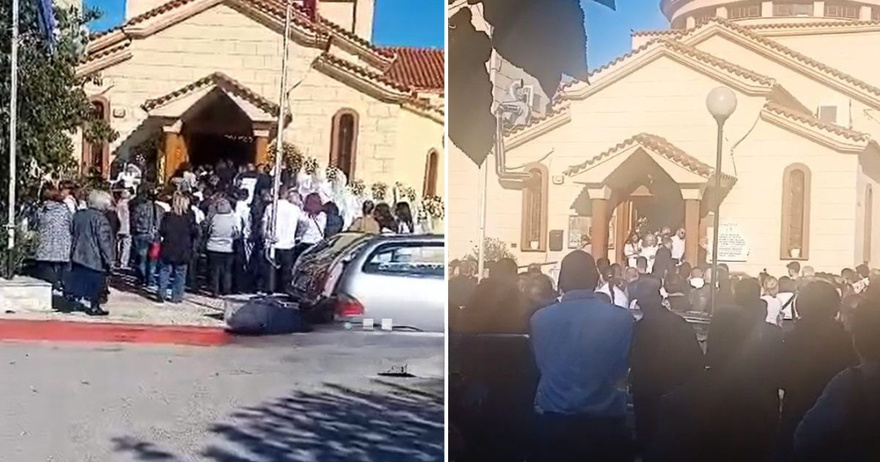 Βουβός πόνος στην κηδεία του Μάριου – Συγγενείς και φίλοι τον αποχαιρέτισαν ντυμένοι στα λευκά