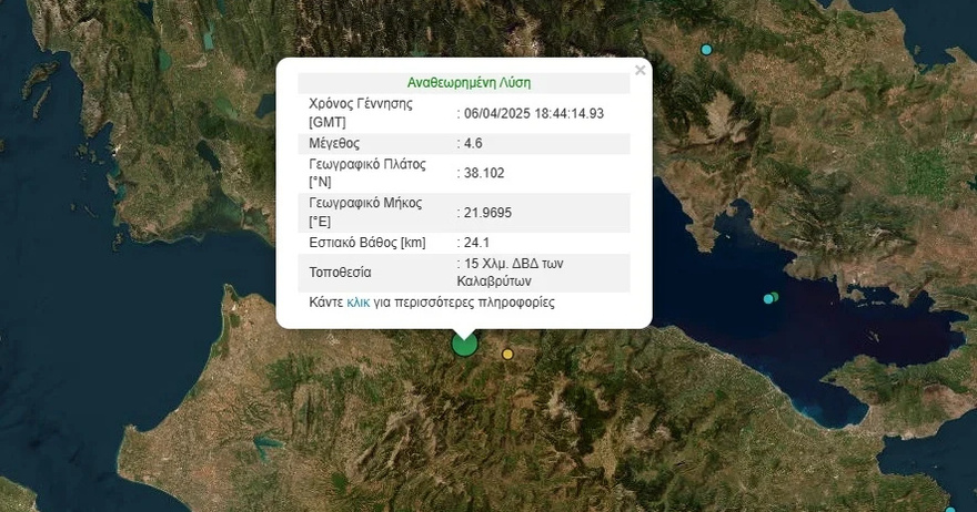 Ισχυρός σεισμός ΤΩΡΑ