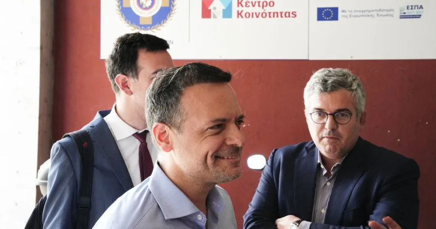 Το Κέντρο Κοινότητας στο κτίριο της Λιοσίων εγκαινίασε ο Χάρης Δούκας