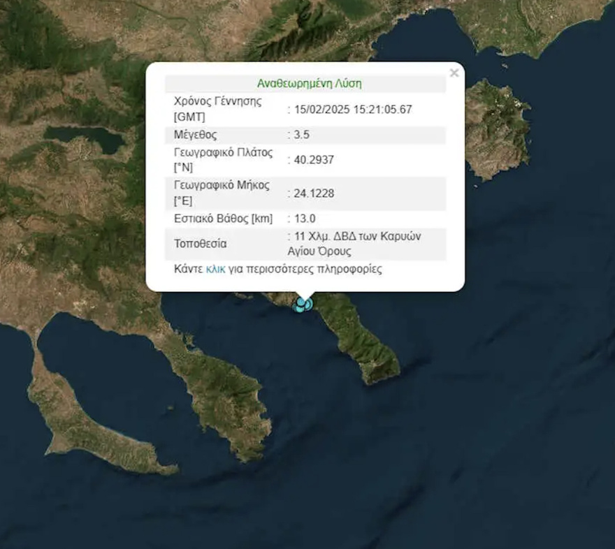 Να βάλει η Παναγία το χέρι της: Πολύ Ισχυρός Σεισμός Τώρα στο Άγιο Όρος – Μεγάλο «Ταρακούνημα»