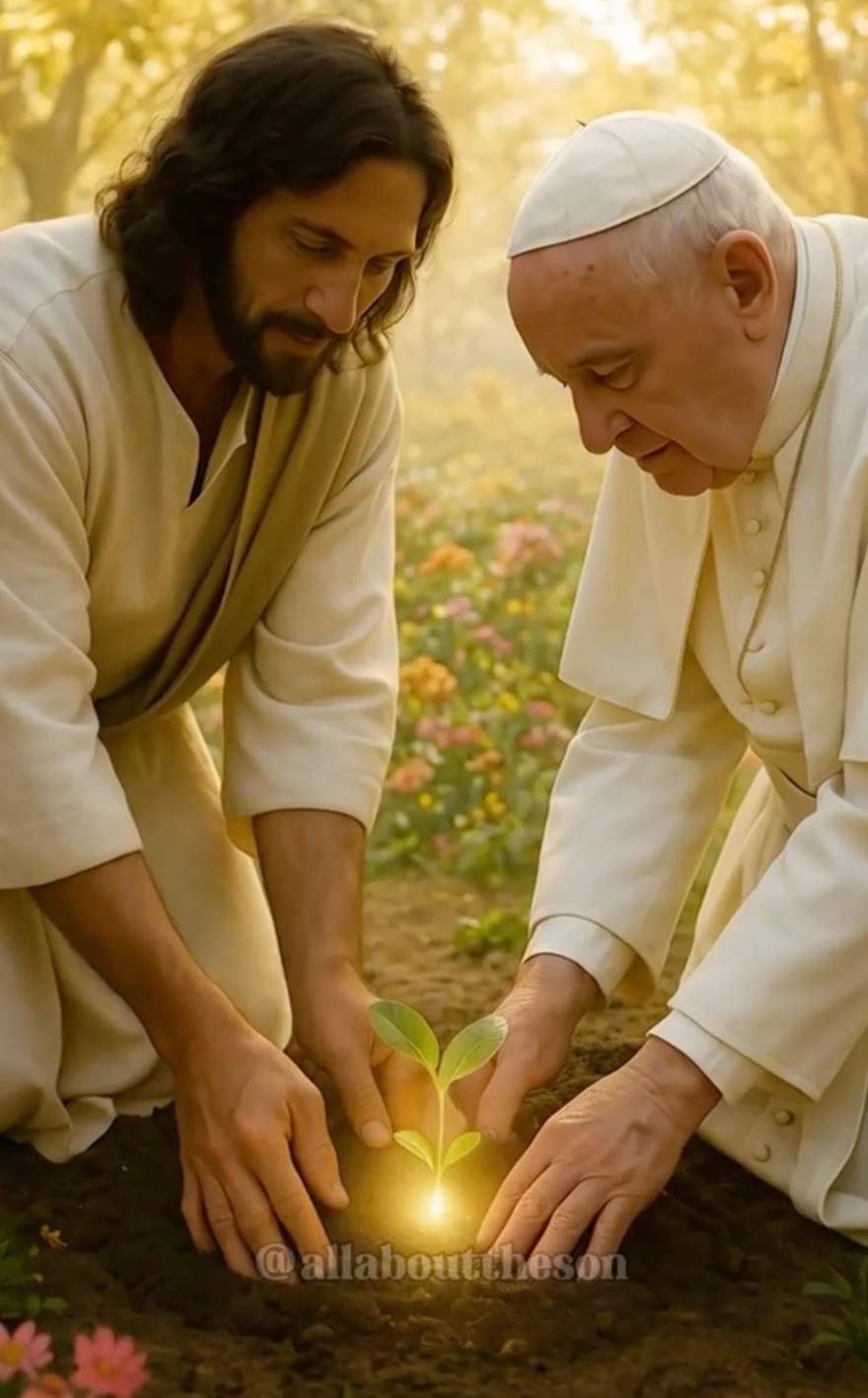 Η τεχνητή νοημοσύνη δείχνει την… πρώτη μέρα στον Παράδεισο του Πάπα Φραγκίσκου