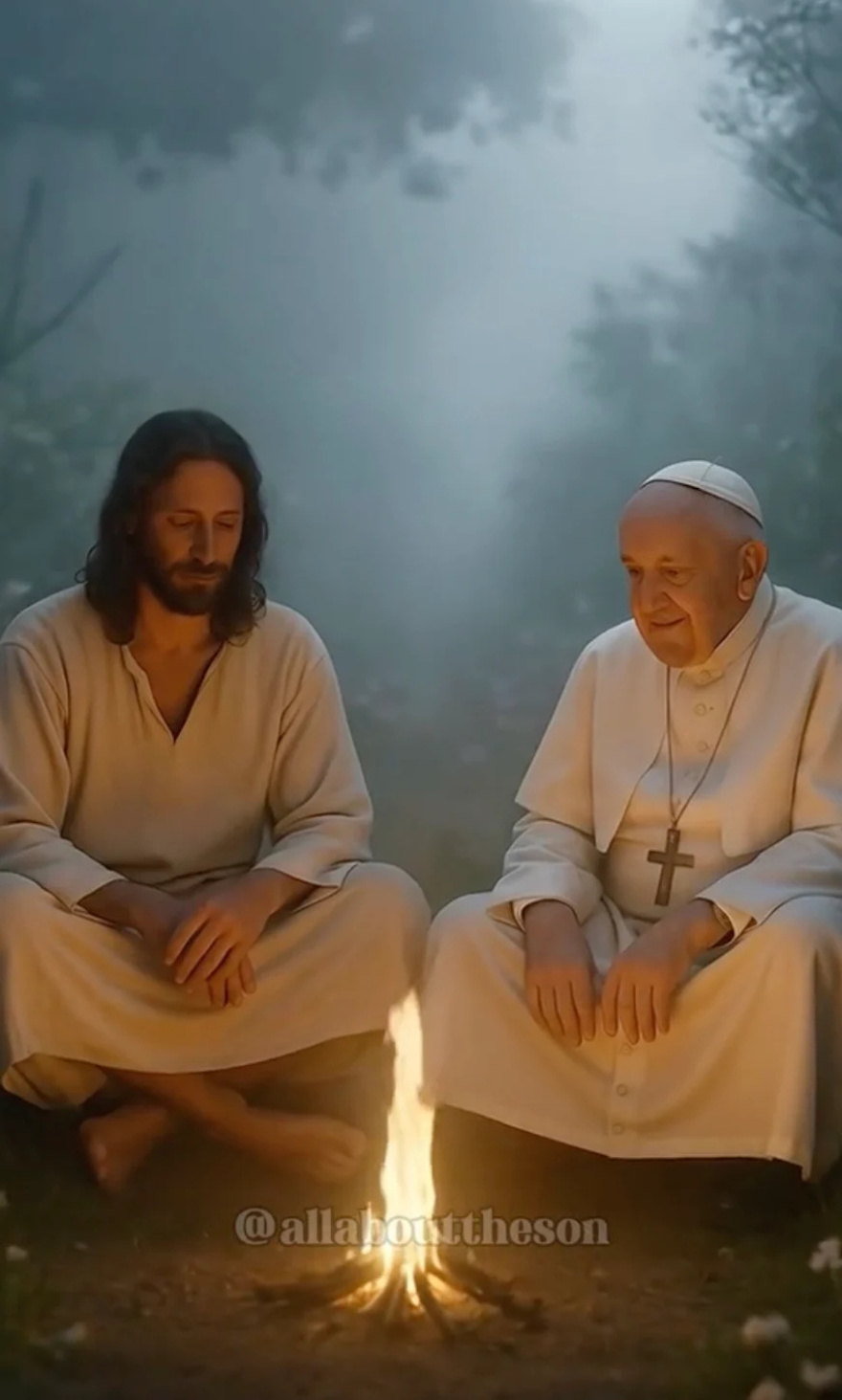 Η τεχνητή νοημοσύνη δείχνει την… πρώτη μέρα στον Παράδεισο του Πάπα Φραγκίσκου