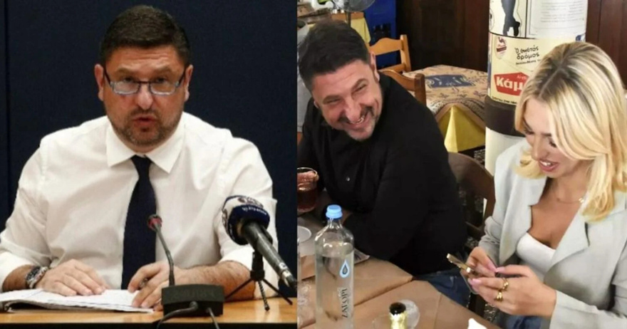 Ξανθιά καλλονή, μοιάζει στη Σπυροπούλου: Η κούκλα κόρη του Χαρδαλιά τράβηξε όλα τα βλέμματα πάνω της στην ταβέρνα