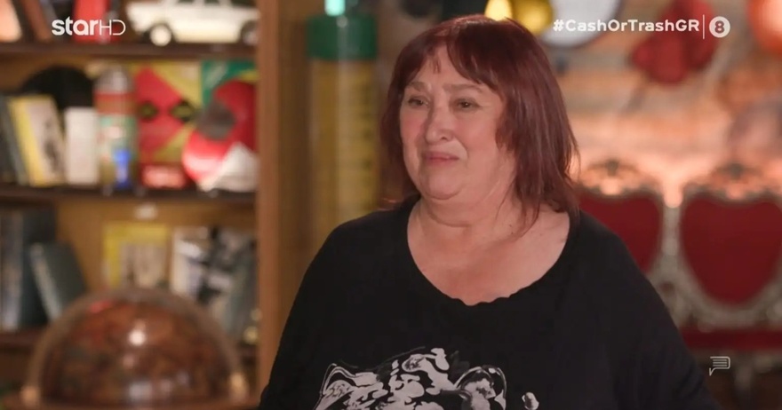 Cash or Trash: Η Ρούλα Βροχοπούλου πήγε με ένα από τα πιο σπάνια αντικείμενα και τρέλανε αγοραστές και Μοιραράκη – Το πούλησε… χρυσάφι