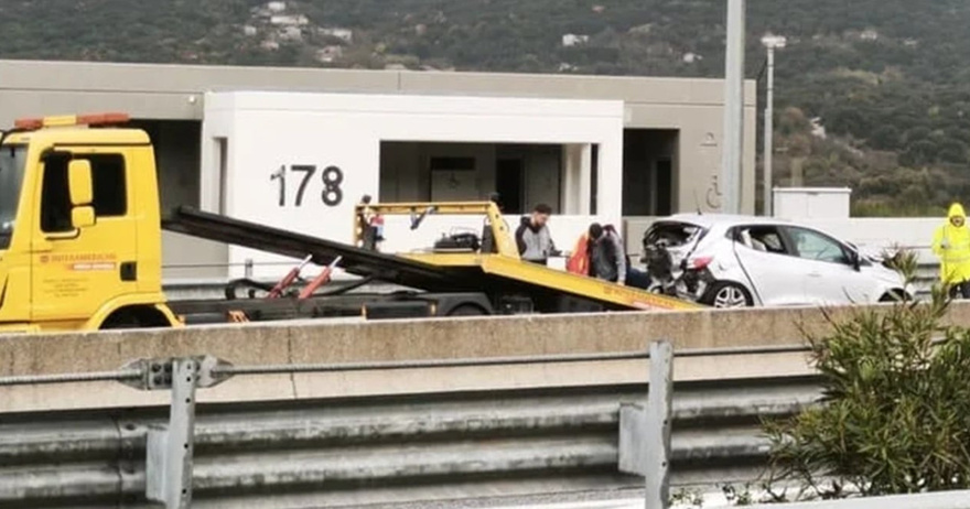 Χαλαζόπτωση προκάλεσε εκτροπές 5 οχημάτων – Ένας τραυματίας