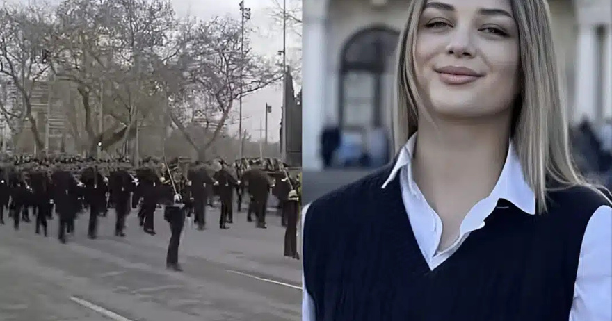 Συγκλόνισαν οι σπουδαστές της σχολής Αξιωματικών Σωμάτων στην παρέλαση – Φώναξαν συνθήματα για την Κλαούντια που σκοτώθnκε στα Τέμπη