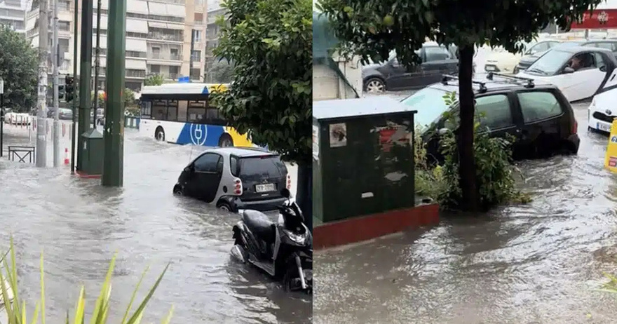 Όχι δεν είναι στην Βενετία είναι στην Ελλάδα – Πλημμύρισε πασίγνωστη περιοχή της χώρας