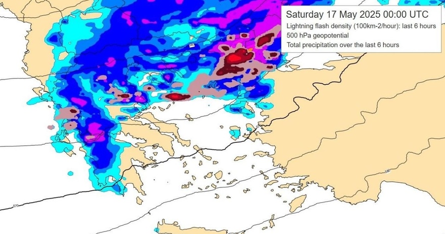 Αλλάζει ο καιρός: Χτυπάει η “INES” από ώρα σε ώρα – Συναγερμός για 5 περιοχές – Αναλυτικός χάρτης για όλη την Ελλάδα