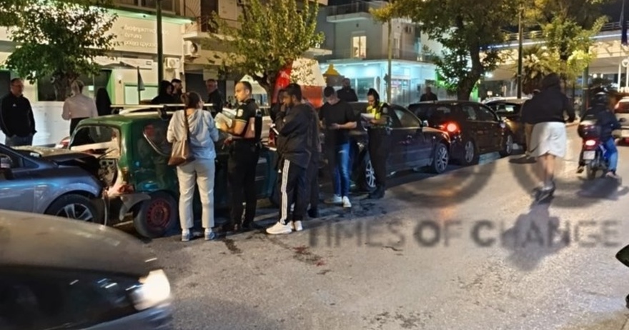 Χάος στο κέντρο της Αθήνας με σοβαρό τροχαίο – Καραμπόλα πέντε οχημάτων