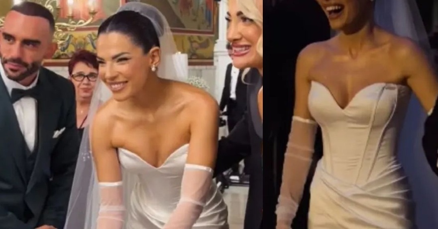 Στέλλα Πάσσαρη: Παντρεύτηκε τον Σωτήρη Αφεντάκη – Τράβηξε όλα τα βλέμματα η Τούνη, οι πρώτες φωτογραφίες