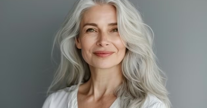 Η αληθινή ψυχολογική σημασία του να αφήνεις τα γκρίζα μαλλιά σου φυσικά