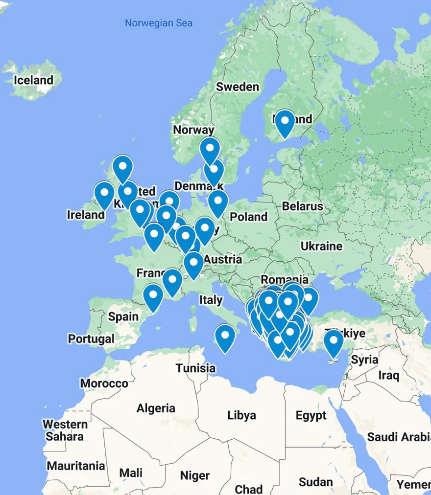 Τέμπη: Οργή από την Κρήτη μέχρι την Φινλαδία – Διαδραστικός χάρτης με τα σημεία των συγκεντρώσεων