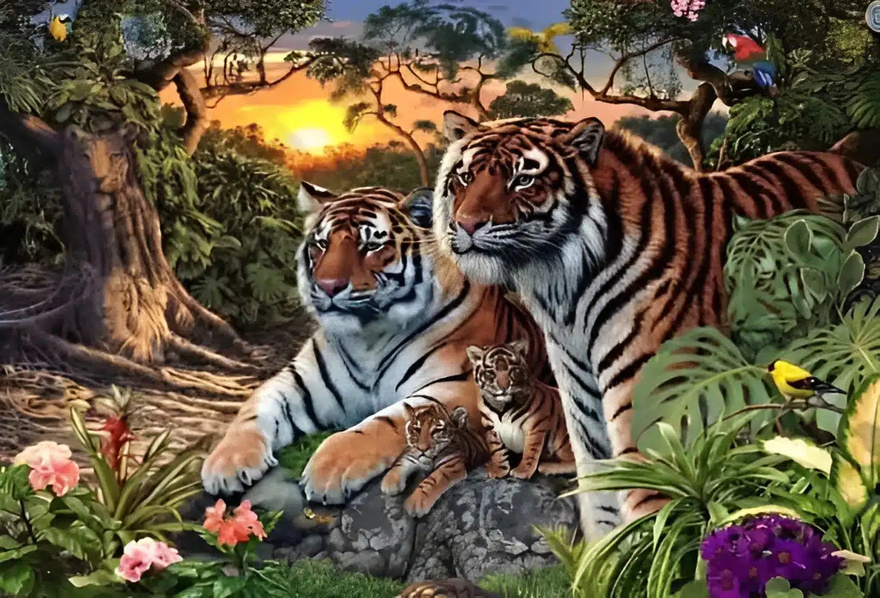 Μπορείτε να βρείτε όλες τις τίγρεις στην φωτογραφία;