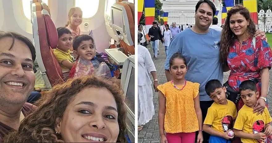 Η τραγική τελευταία selfie οικογένειας πριν την αεροπορική τραγωδία στην Ινδία: Ζευγάρι γιατρών με τα παιδιά τους