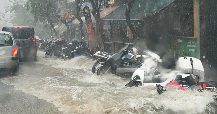 ΚΑΙΡΟΣ: ΑΛΛΑΖΕΙ Ο ΚΑΙΡΟΣ ΑΠΟ ΩΡΑ ΣΕ ΩΡΑ – ΞΕΚΙΝΗΣΑΝ ΒΡΟΧΕΣ ΚΑΙ ΚΑΤΑΙΓΙΔΕΣ